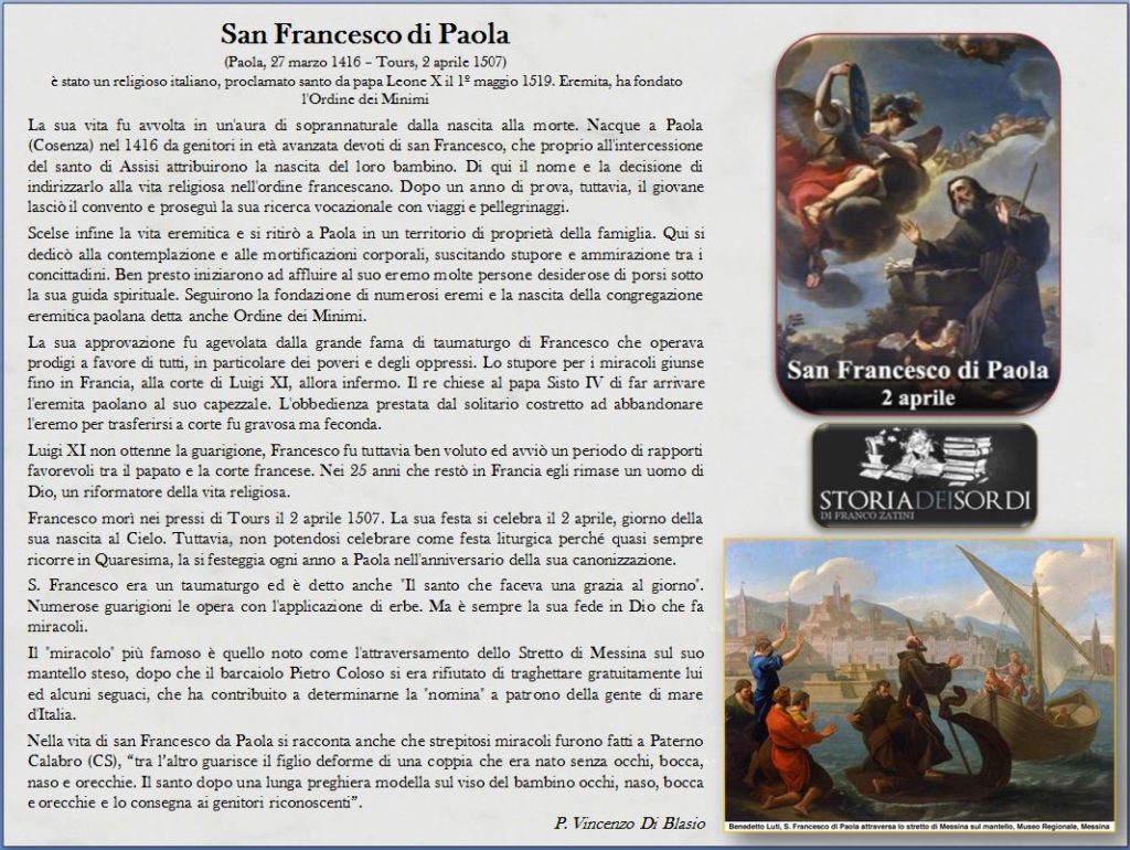 San Francesco di Paola 1416-1507