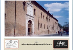 1829 – Istituto Provinciale Sordomuti in Ferrara
