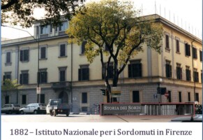 1882 – Istituto Nazionale per i Sordomuti in Firenze