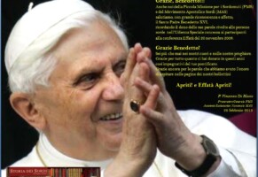 Il saluto del Papa emerito Benedetto XVI