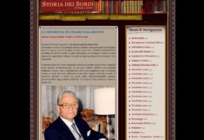 Cerimonia di Commemoriazione in ricordo di Cesare Magarotto  (Newsletter della Storia dei Sordi n.383 del 18 dicembre 2007)