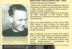 Beato Don Carlo Gnocchi nel ricordo della storia dei sordi