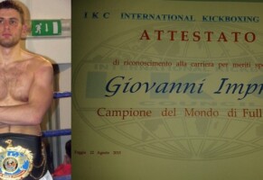 Giovanni Improta. Merito Sport internazionale