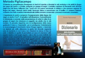 Pigliacampo scrive il Dizionario.