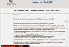 Nuovo sito Osservatorio Nazionale sulla condizione delle persone con disabilità.