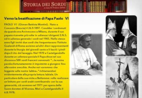 Beato Paolo VI e i sordi italiani