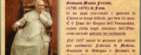 Pio IX e i Sordi nella storia.