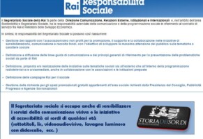 Responsabilità Sociale RAI