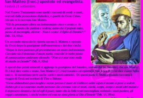 San Matteo apostolo ed evangelista nel ricordo della storia dei sordi