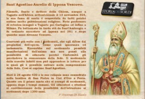 Sant’Agostino Aurelio di Ippona Vescovo