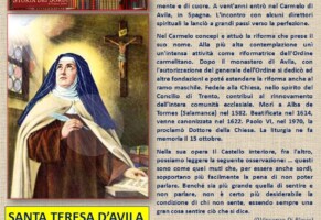 Santa Teresa d’Avila nel ricordo della storia